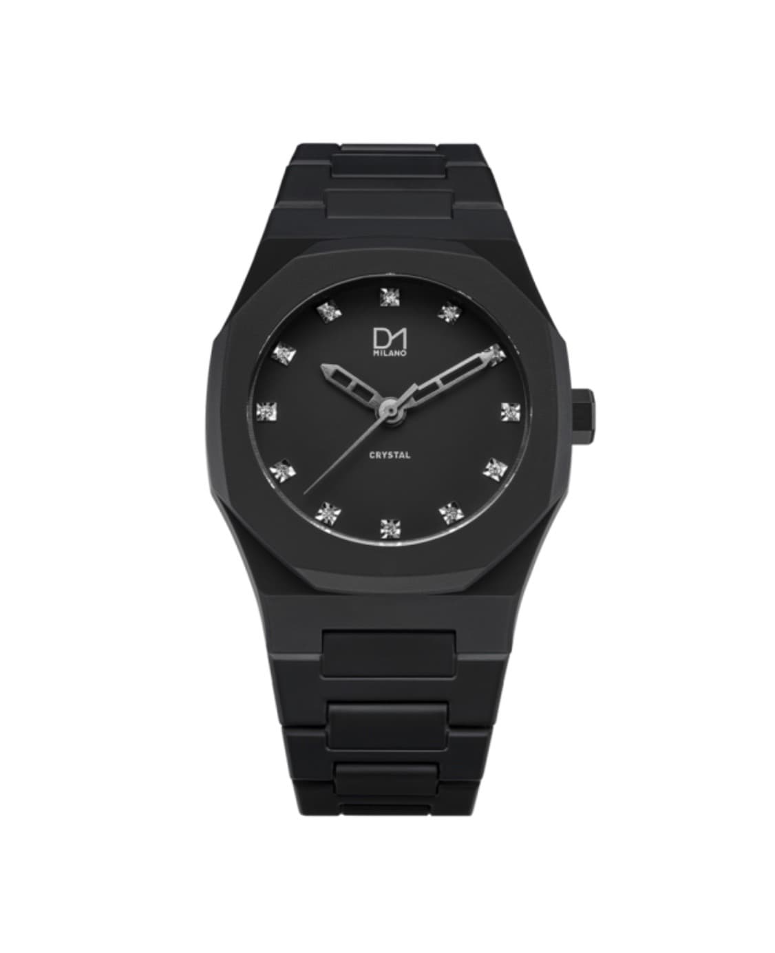 Crystal Watch Black